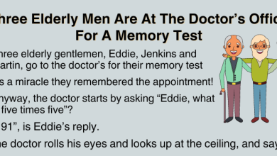 Three Elderly Men Are At The Doctor’s Office For A Memory Test