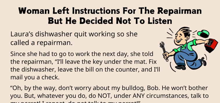 Wife Left Instructions For The Repairman But He Decided Not To Listen thumccvv