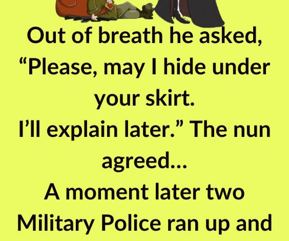 A Soldier Approached A Nun