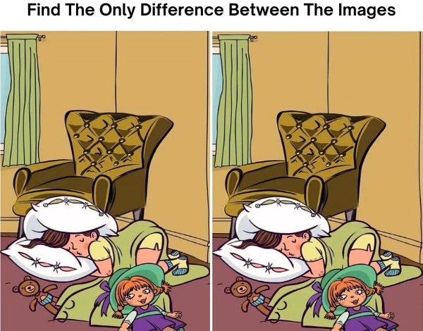 Find The Only Difference Between The Images