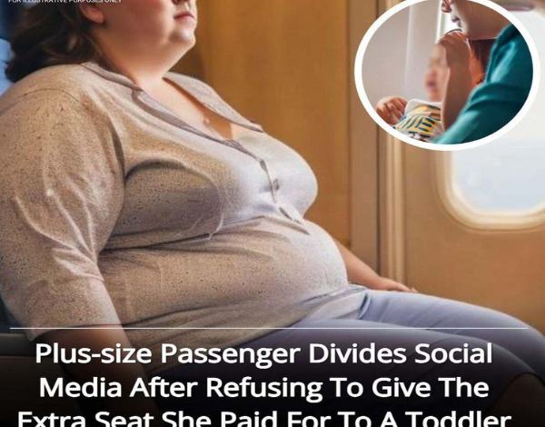 Plus size Passenger Causes Stir On Social Media After Refusing to Give Up Her Extra Paid Seat to Toddler55