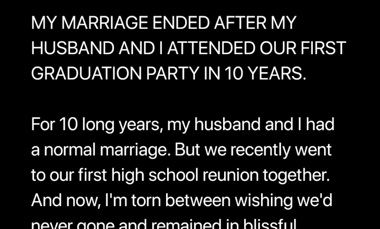 My Marriage Ended after My Husband and I Attended Our First Graduation Party in 10 Years e1729569463907