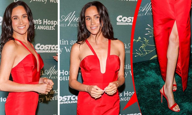 Very Inappropriate Meghan Markles Surprise Visit Criticized Over Revealing Dress333